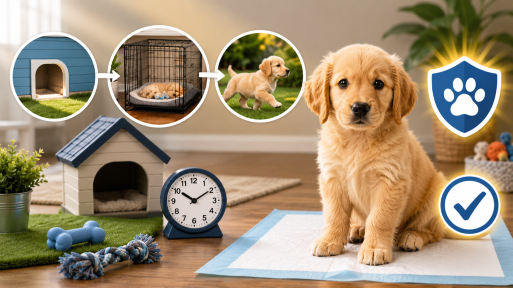 How to Potty Train Puppy When Working Full Time