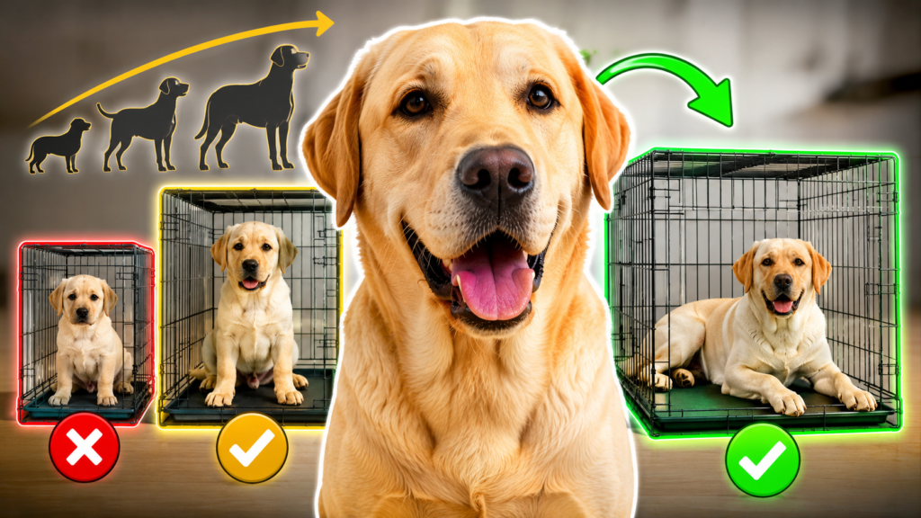 What Size Dog Crate For A Lab Explained